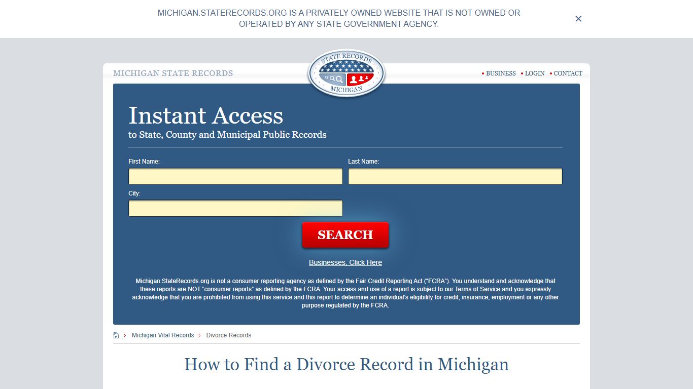How to Find a Divorce Record in Michigan - Michigan State Records